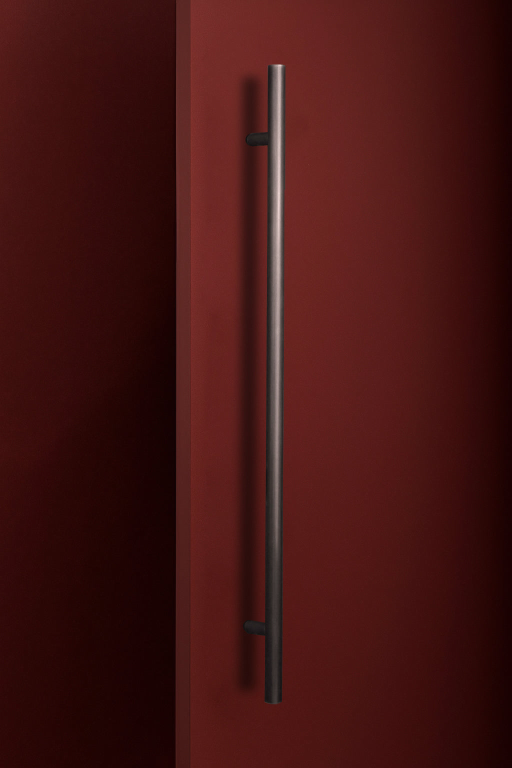 Entrada Stainless Steel Round Bar Interior & Exterior Door Handle