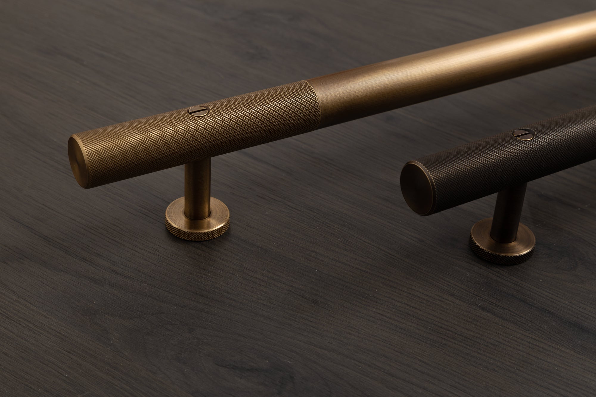 Entrada Etch Divide Interior & Exterior Door Handle