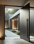 Entrada Stainless Steel Round Bar Interior & Exterior Door Handle