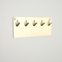 Lateral Key Holder Sample - Aged Brass