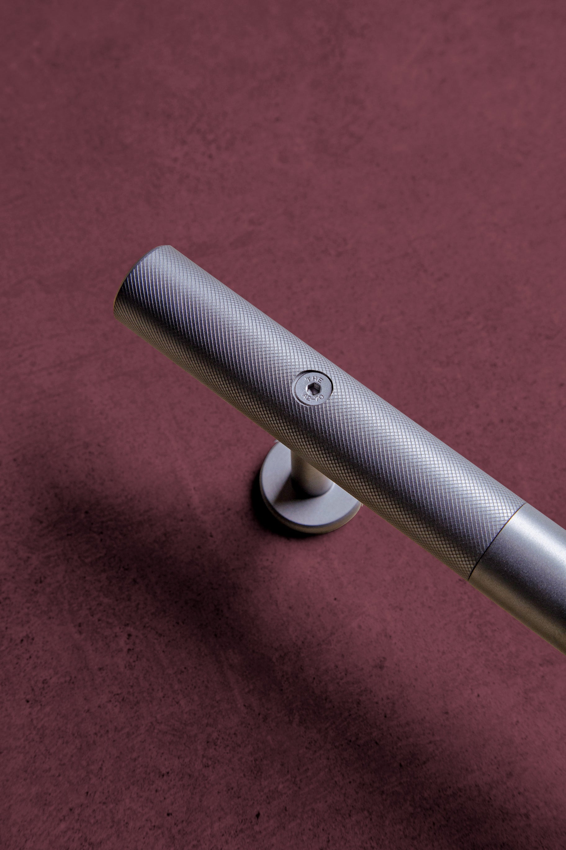 Entrada Stainless Steel Etch Divide Interior & Exterior Door Handle