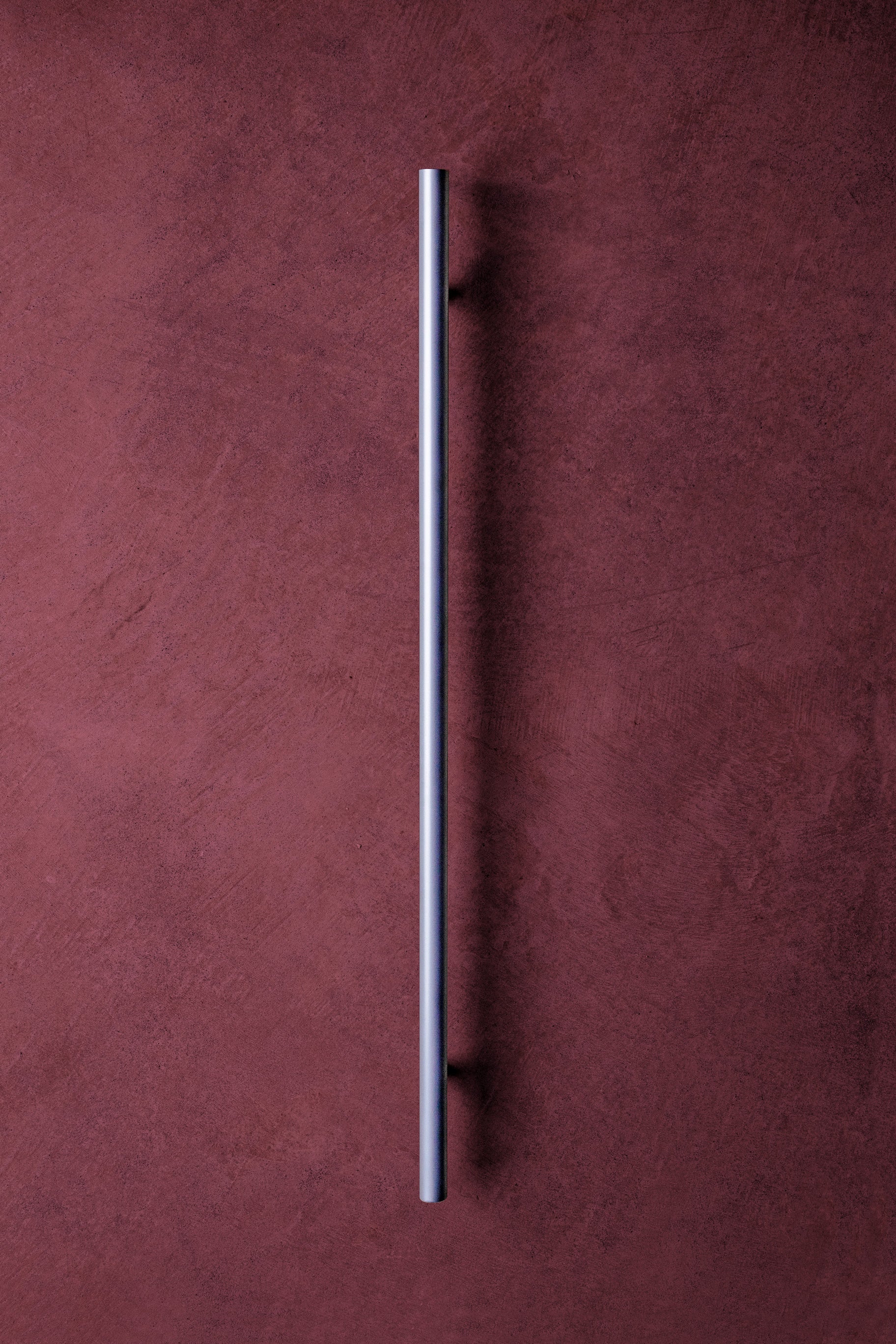 Entrada Stainless Steel Round Bar Interior & Exterior Door Handle