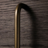 Beam Handle Sample - 600 L x 10 Dia - Blackened (Glossy) Brass