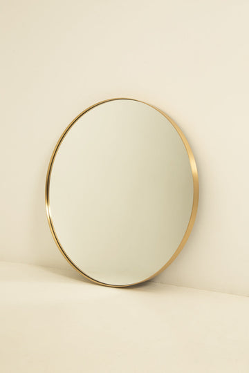 Sun Mirror Sample - 700mm - Brushed Brass