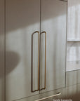 Beam Handle - Sample - 400 L x 12 Dia - Blackened Brass