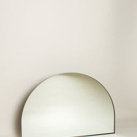 Arc Mirror Sample - 900 x 1200mm - Aged Brass