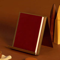 Isosceles Book & iPad Stand Sample - Aged Brass