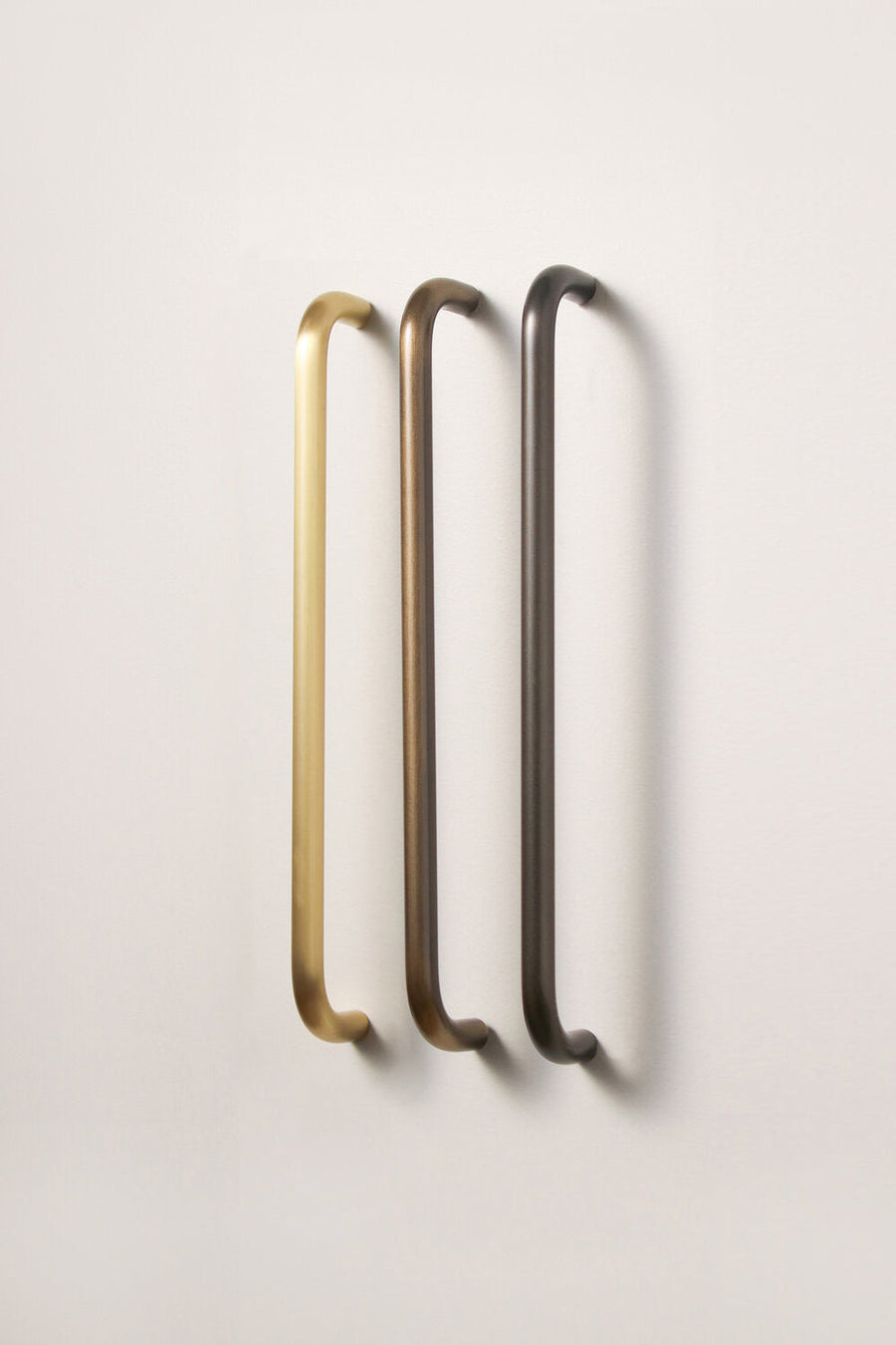 Beam Handle Sample - 600 L x 12 Dia - Aged Brass