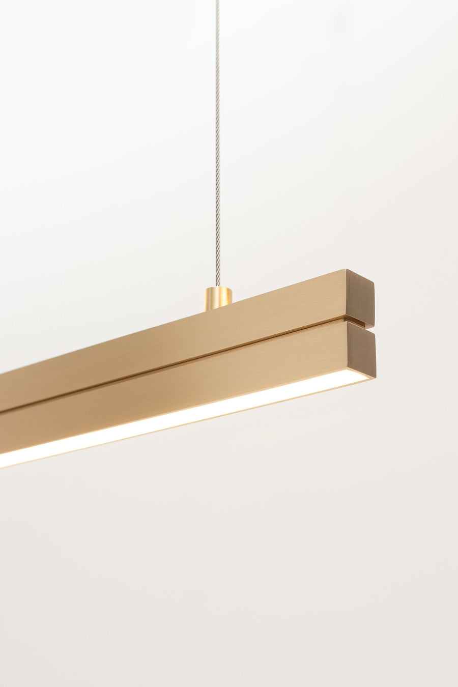 Dual Lateral Light - 1200mm - Brushed Brass